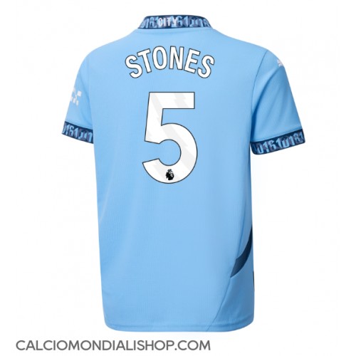 Maglie da calcio Manchester City John Stones #5 Prima Maglia 2024-25 Manica Corta